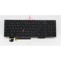 Клавіатура ноутбука Lenovo ThinkPad T15 Gen1/Gen2 чорна з чорною рамкою, підсвіткою та ТП UA (A46204) - зменшене зображення 1