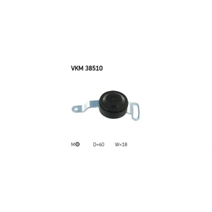 Натягувач ременя з роликом SKF VKM 38510 зображення 1