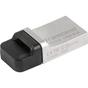 USB флеш накопичувач Transcend 16GB JetFlash OTG 880 Metal Silver USB 3.0 (TS16GJF880S) - зменшене зображення 1