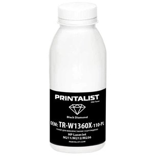 Тонер HP LJ M211/M212/M236, 110г Black Printalist (TR-W1360X-110-PL) зображення 1