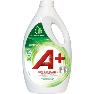 Гель для прання A+ White Для білих тканин 2.2 л (8435495810728) зображення 1