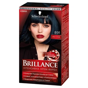 Фарба для волосся Brillance 891-Синьо-чорний 142.5 мл (4015000509848) зображення 1