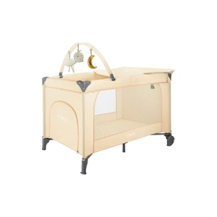 Дитячий манеж MoMi BELOVE PLUS бежевий (LOZE00026) зображення 1