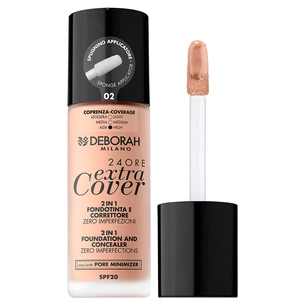 Тональна основа Deborah 24Ore Extra Cover SPF20 02 30 мл (8009518333947) зображення 1