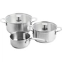 Набір посуду KitchenAid 5 предметів 16/20/24 см 1,5/3,1/4,8 л (CC005088-001) - зменшене зображення 1