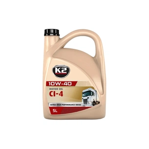 Моторна олива K2 MOTOR OIL 10W-40 CI-4 5 л (O3695E) зображення 1