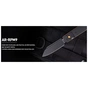 Ніж Artisan Holm AR-RPM9 Black PVD Steel+Black G10 Inlay Gold (1875P-BG) - зменшене зображення 10