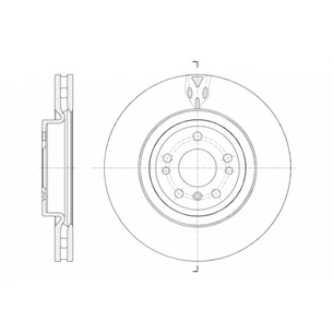 Гальмівний диск REMSA 61576.10 зображення 1