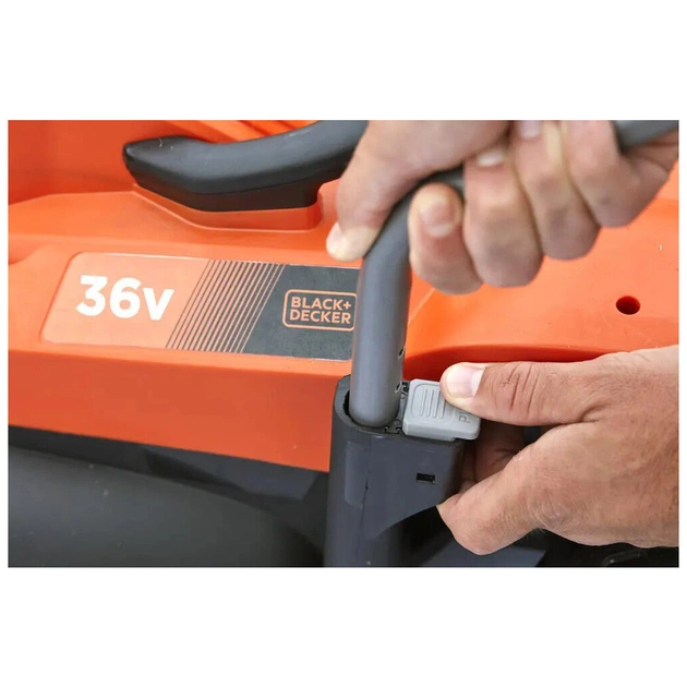 Газонокосарка Black&Decker акумуляторна 36 В, 2.5 Ач, 32 см, 2 АКБ та ЗП (BCMW3336L2) - picture 3