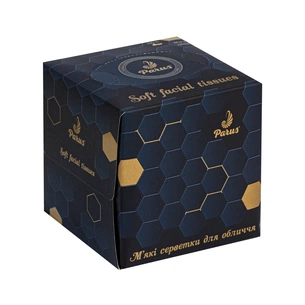 Серветки косметичні Parus 2 шари 80 шт. (4820205440397) зображення 1