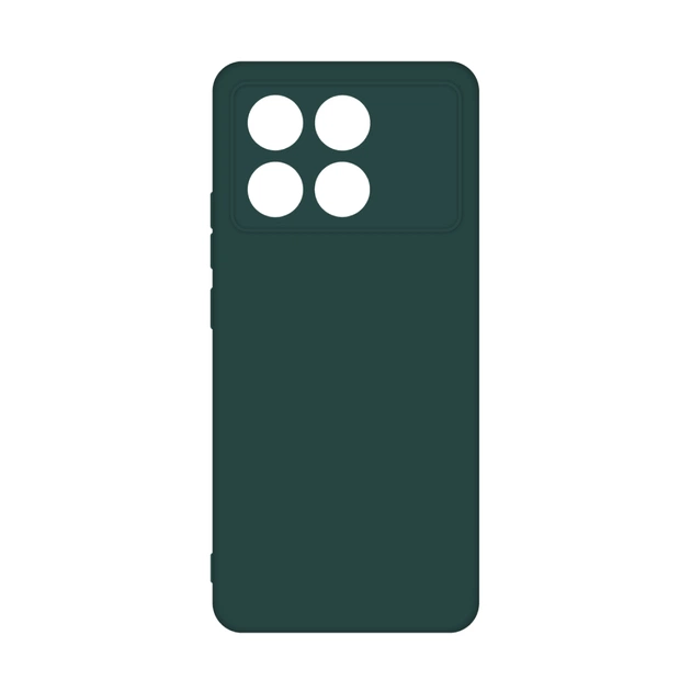 Чехол для мобильного телефона Intaleo Silicone Poco X6 Pro Dark Green (1283126600494) - изображение 1