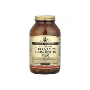 Вітамін Solgar Глюкозамін, Хондроїтин та ЧСЧ, Glucosamine Chondroitin MSM, Triple Strength, (SOL-01319) зображення 1