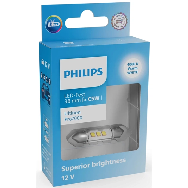 Автолампа Philips 11854WU70X1 - изображение 3