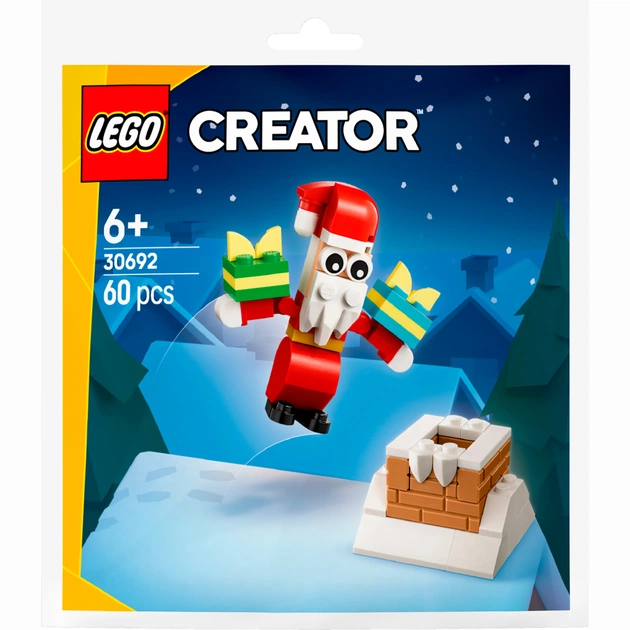 Конструктор LEGO recruitment Creator Різдвяні забави з димарем із Сантою (30692) - зображення 1