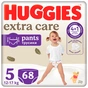 Підгузки Huggies Extra Care Розмір 5 (12-17кг) Pants Box 68 шт (5029053582412) - зменшене зображення 1