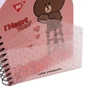 Блокнот Yes В6+ подвійна cпіраль з пластиковою кишенею Line Friends крапка (151791) - зменшене зображення 5