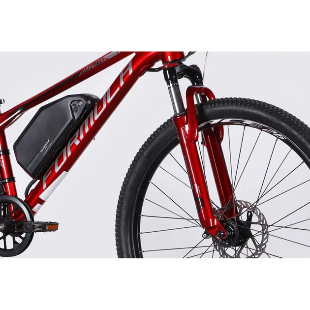 Електровелосипед Formula 26" eMOTION DD FR рама-13" 36B 10А*г 500Вт 2026 червоно-сріблястий (ELB-FR-26-153) - picture 4