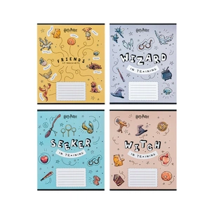 Зошит Kite Harry Potter 12 аркушів, коса лінія (HP24-235) зображення 1