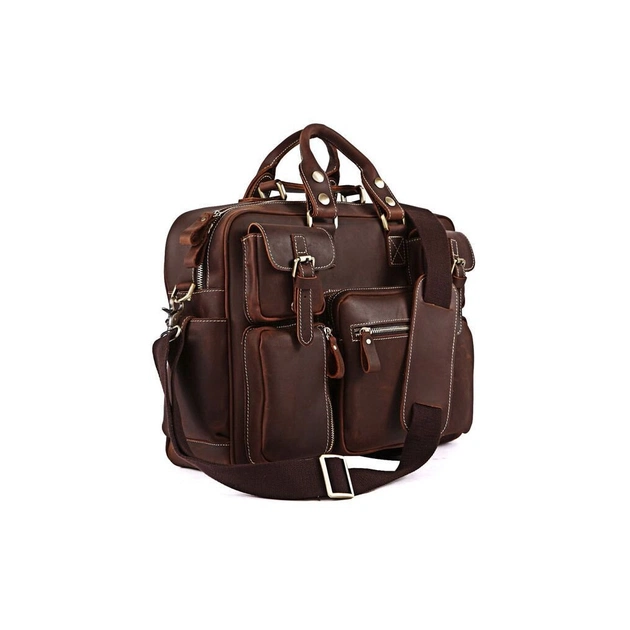 Сумка Vintage Шкіряна Коричнева (14075) - зображення 1