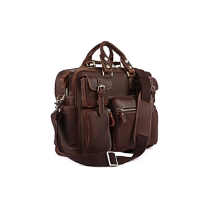 Сумка Vintage Шкіряна Коричнева (14075) зображення 1