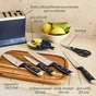 Набор ножей Tefal EverSharp Pro з блоком 6 предметів синій (K297S744) - уменьшенное изображение 12