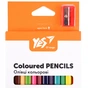 Олівці кольорові Yes Orange Line 12/24 кольорів з точилкою (290755) - уменьшенное изображение 2