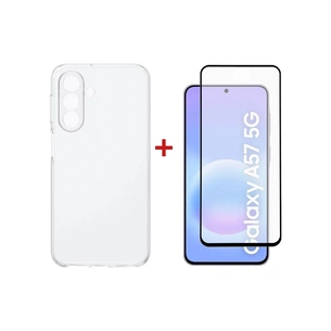 Чохол до мобільного телефона Dengos TPU Cover + Glass Samsung Galaxy A57 Transparent (DG-KM-198) зображення 1