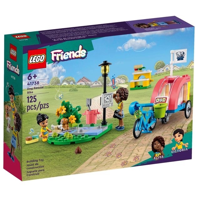Конструктор LEGO Friends Велосипед для порятунку собак (41738) - зображення 1