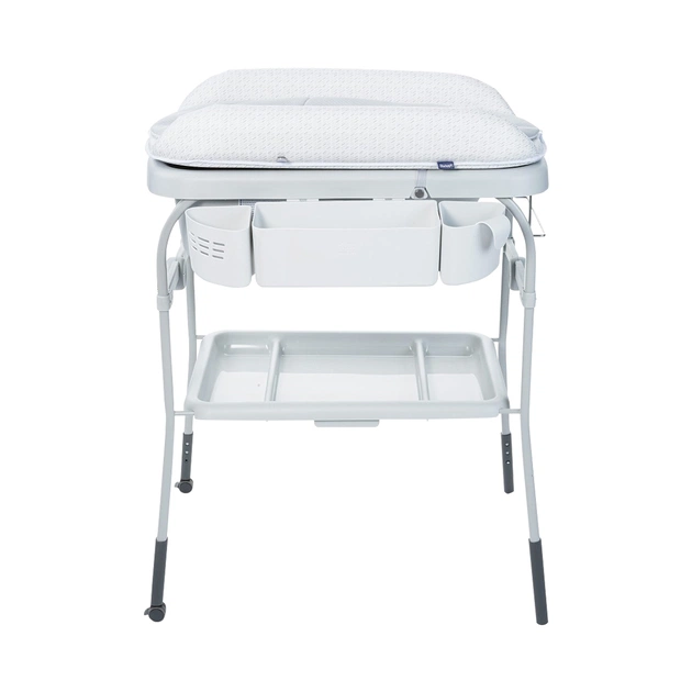 Ванночка Chicco з сповивальним столиком Cuddle & Bubble Сіро-білий (79348.39) - зображення 3
