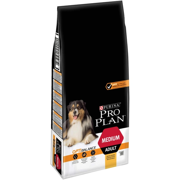 Сухий корм для собак Purina Pro Plan Dog Medium Adult з куркою 18 кг (7613035120587) - зображення 1