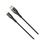 Дата кабель USB 2.0 AM to Lightning 1.0m 3A braided dark green SkyDolphin (USB-000580) - зменшене зображення 1