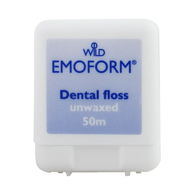 Зубна нитка Dr. Wild Emoform не вощена тонка 50 м (7611841138505) - изображение 1