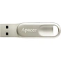 USB флеш накопичувач Apacer 32GB AH790 Silver USB 3.1/Lightning (AP32GAH790S-1) - зменшене зображення 1