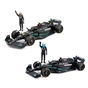 Масштабна модель автомобіля Bburago Автомодель з фігуркою - Mercedes-AMG F1 W14 E Performance, 1:24 (18-28037) - зменшене зображення 1