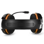 Навушники REAL-EL GDX-7700 SURROUND 7.1 black-orange - зменшене зображення 3