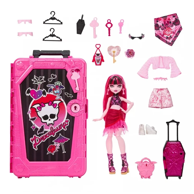 Кукла Monster High Набор-сюрприз Кошмарные каникулы Ужас-секреты Дракулоры (JDR50) - изображение 7