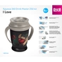 Поїльник-непроливайка Lovi 360 Drink Master I Love 250 мл (1/607new) - зменшене зображення 3