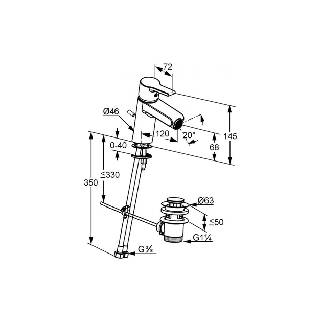 Змішувач KLUDI O-CEAN (384300575) - picture 2