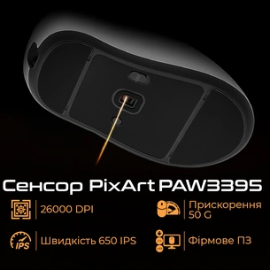 Миша бездротова RAWM ER21 White зображення 1