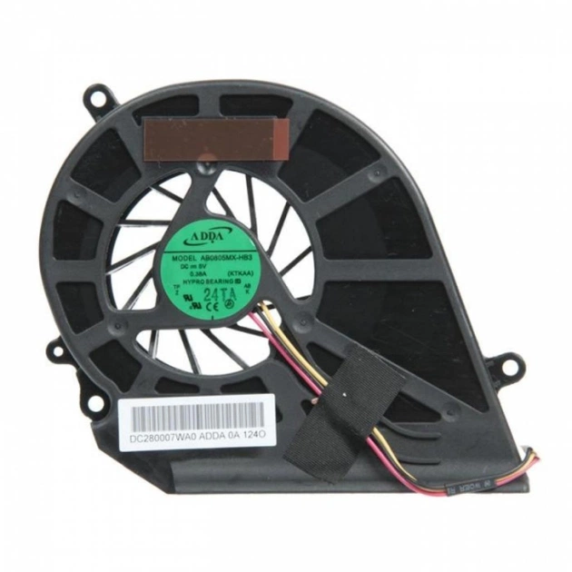 Вентилятор ноутбука Toshiba Satellite A200/A205/A210/A215/L450/L455 DC(5V,0.38A) 3pin (AB0805MX-HB3/DFS531405MC0T) - изображение 1