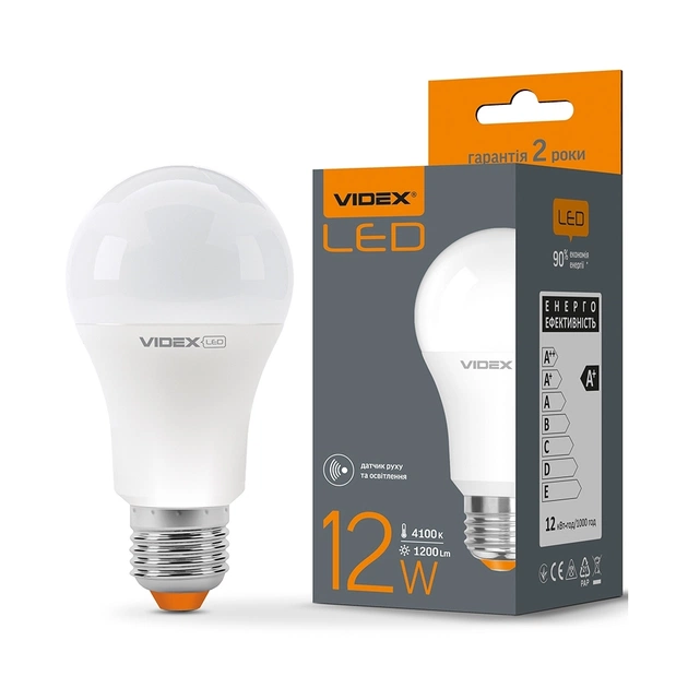Лампочка Videx LED A60e 12W E27 4100K (VL-A60e-12274-S) - picture 2