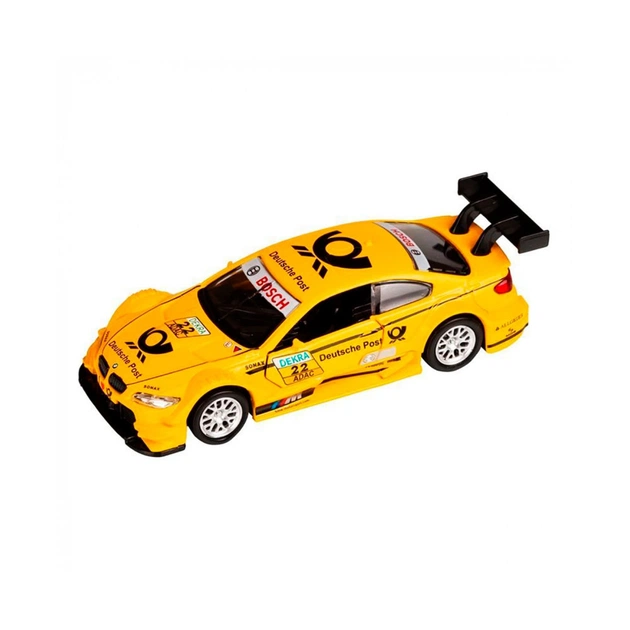 Масштабная модель автомобиля TechnoDrive BMW M3 DTM Желтая (250257) - изображение 1