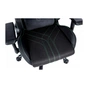 Крісло ігрове GT Racer X-8006 Black/Green (X-8006 Fabric Black/Green) - зменшене зображення 7
