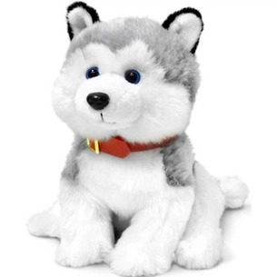 М'яка іграшка Lava Хаскі сидячий малий 21 см з музикою (LF1271) зображення 1