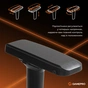 Крісло ігрове GamePro GC775B Fabric Black (GC775B) - зменшене зображення 9