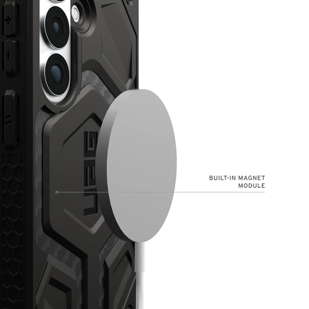 Чохол до мобільного телефона UAG Samsung Galaxy S26 Monarch Pro with Magnet carbon fiber (214515114242) - picture 2