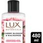 Гель для душу Lux Botanicals Цвіт вишні та ніацинамід 480 мл (8720181499814) - зменшене зображення 3