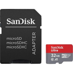 Карта пам'яті SanDisk 32GB microSDHC class 10 UHS-I A1 Ultra (SDSQUAR-032G-GN6TA) зображення 1