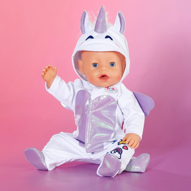 Аксесуар до ляльки Zapf Одяг для ляльки Baby Born - Комбінезон Єдинорога (838266) - picture 5