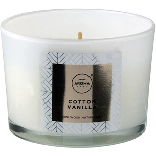 Ароматична свічка Aroma Home Elegance Cotton Vanilla 115 г (5902846836650) зображення 1